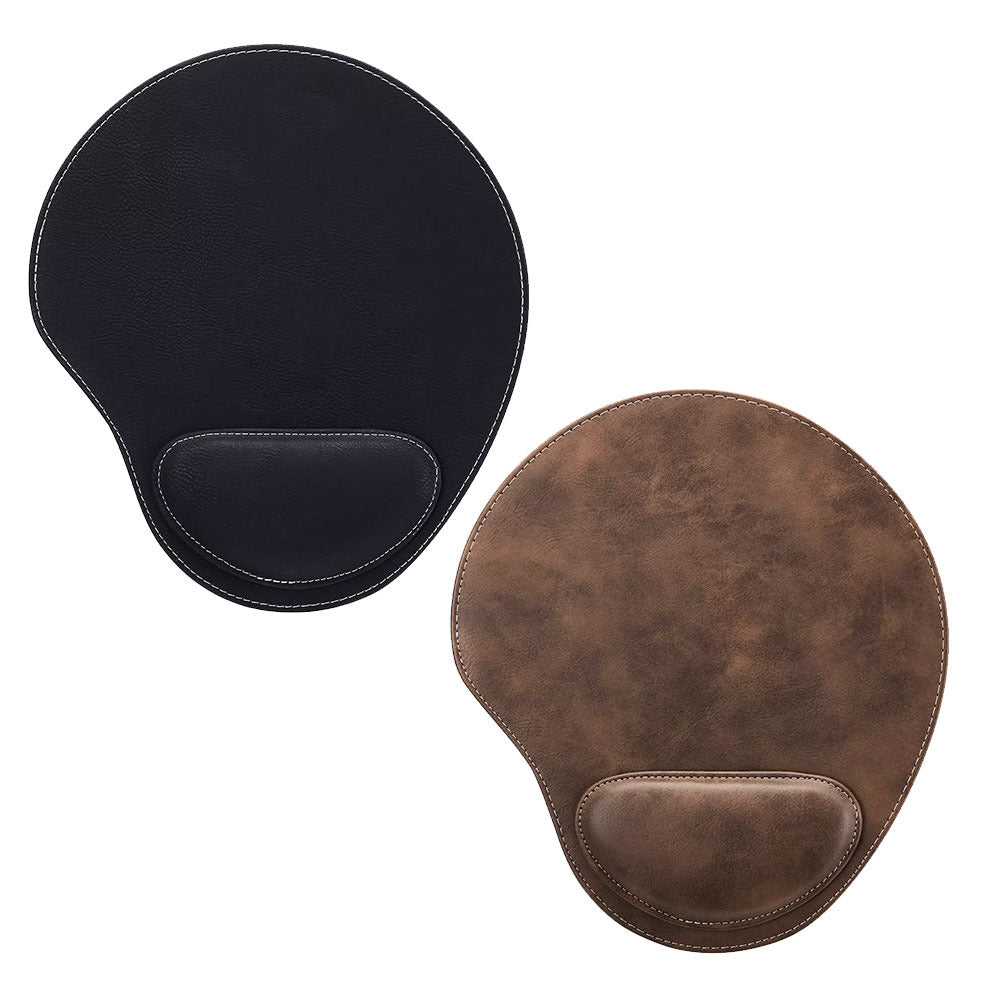 Personalisiertes PU-Kunstleder-Mauspad mit Handballenauflage